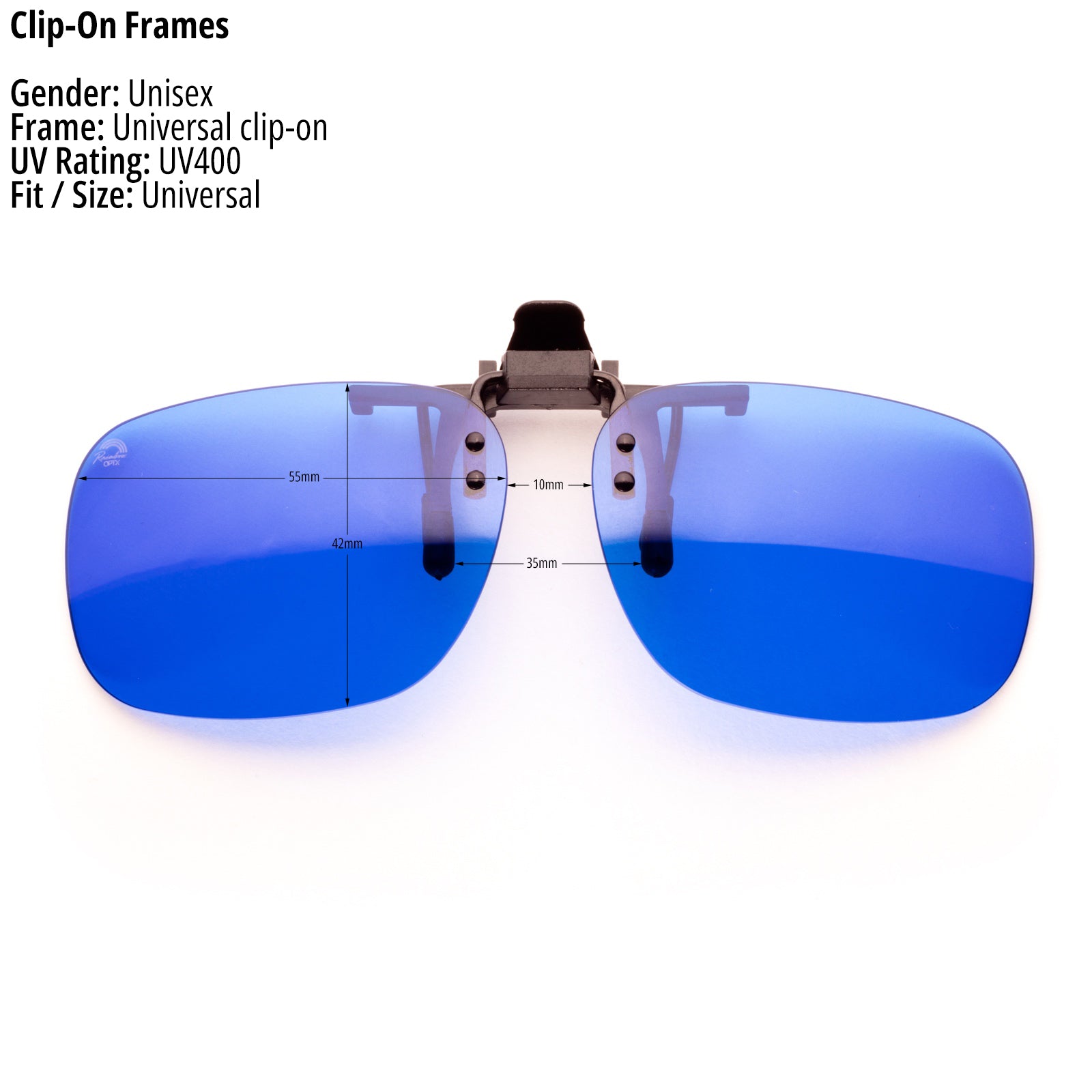 Blue - Clip-On Lenses