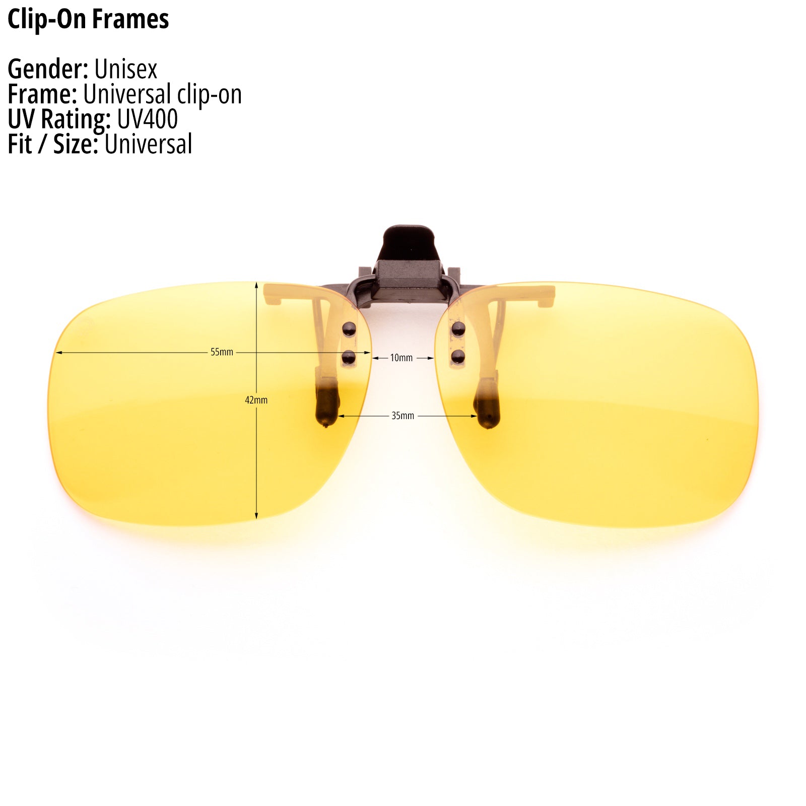 Yellow - Clip-On Lenses