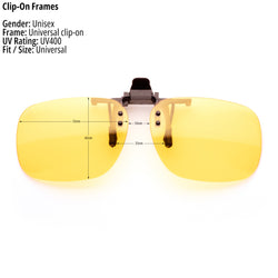 Image of Yellow - Clip-On Lenses