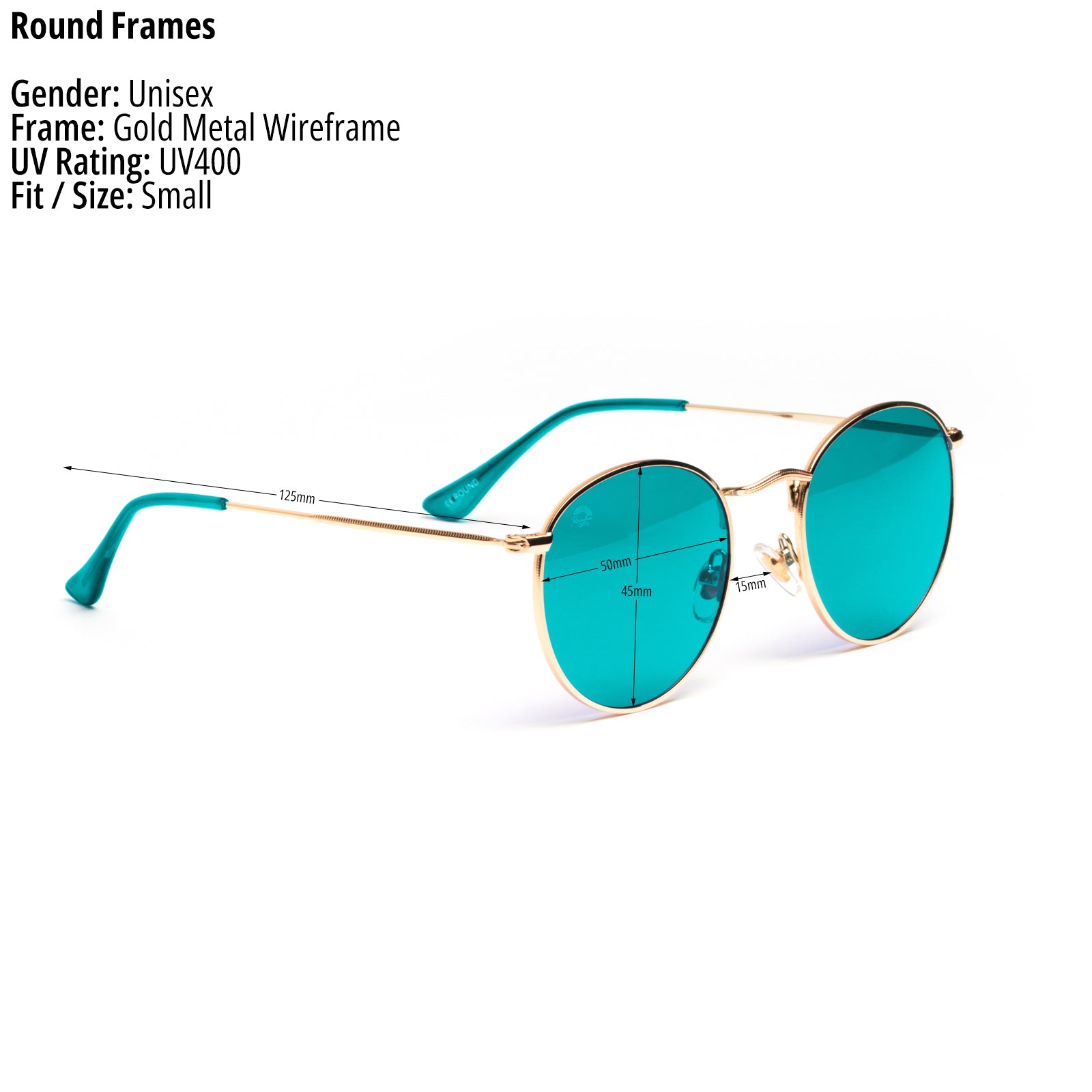 Aqua - Round Frame