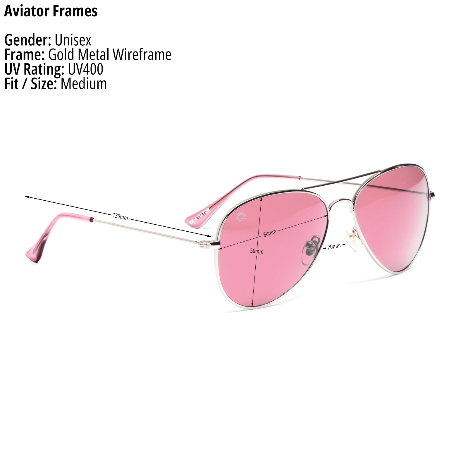 Collection of AVIATOR - ROSE - Rainbow OPTX™ in a gallery layout