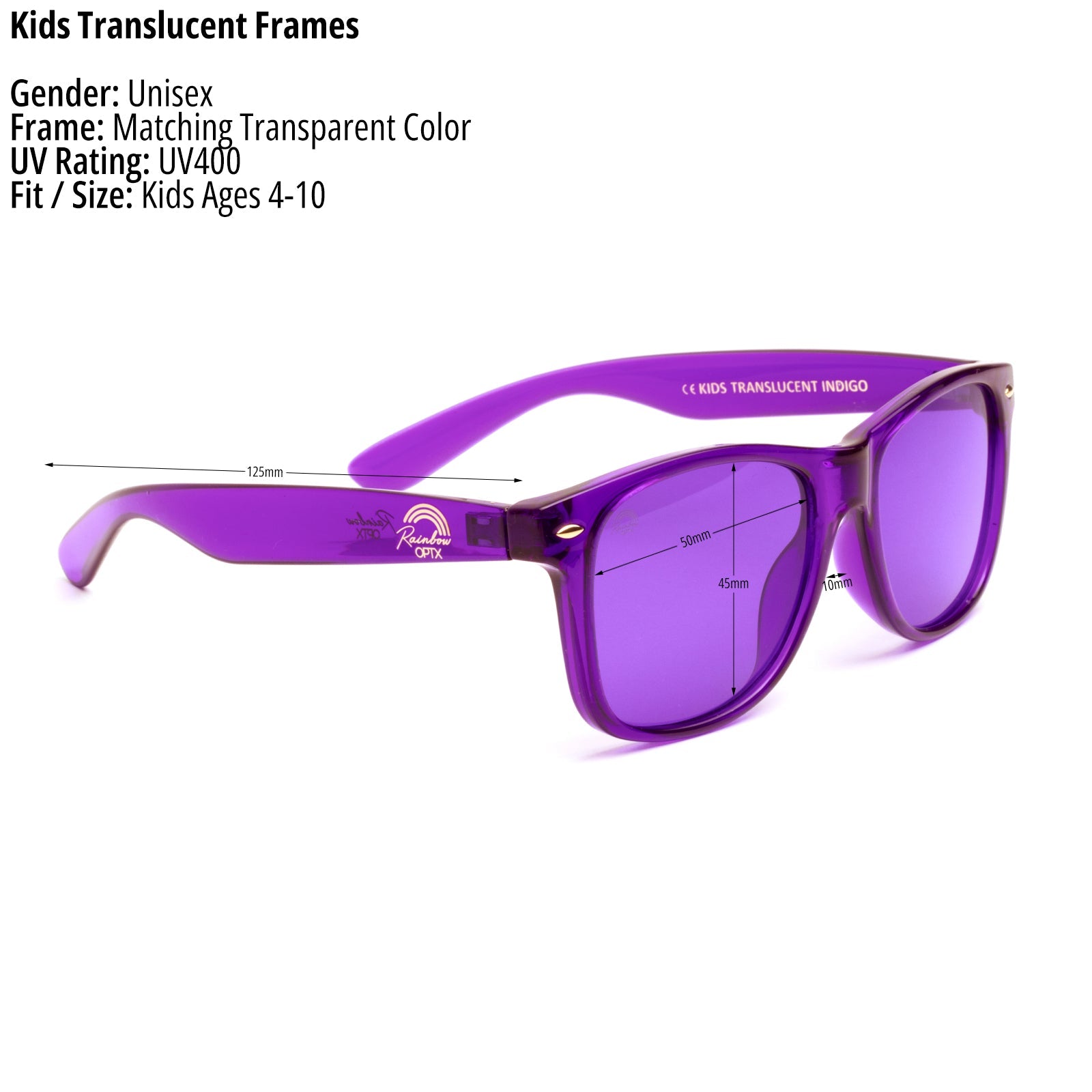 Kids Sunglasses - Indigo - Rainbow OPTX™