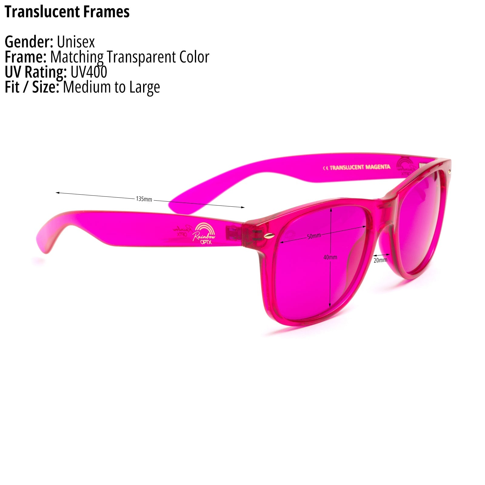 TRANSLUCENT - MAGENTA - Rainbow OPTX™