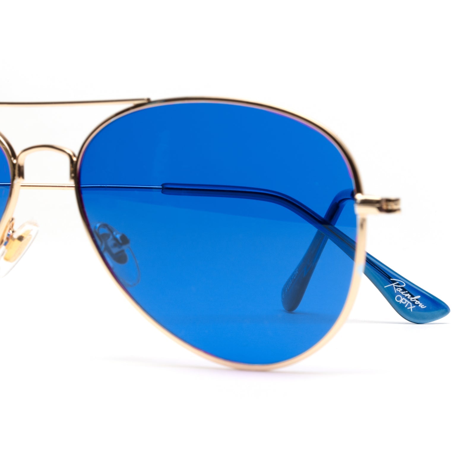 Collection of AVIATOR - BLUE - Rainbow OPTX™ in a gallery layout