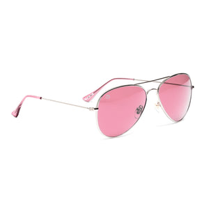 RainbowOPTX Rose Pink Sunglasses Gold Aviator Frames Men & Women ...