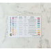 Dalai Lama Quote & Color Info Postcard - Rainbow OPTX™