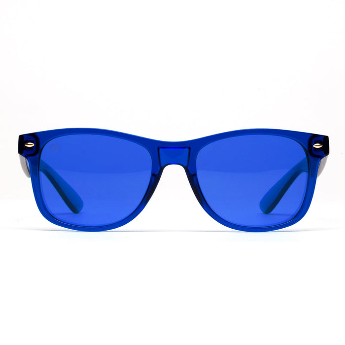 RainbowOPTX Blue Sunglasses Translucent Frames Men & Women